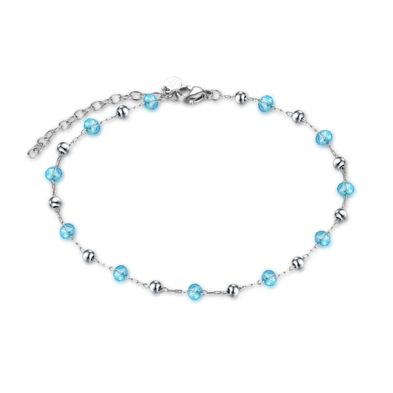 Cavigliera con Cristalli Turchesi ed Ematite