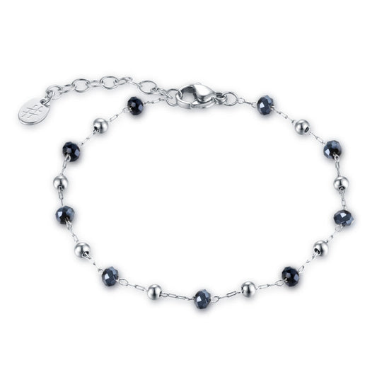 Bracciale Cristalli Neri ed Ematite