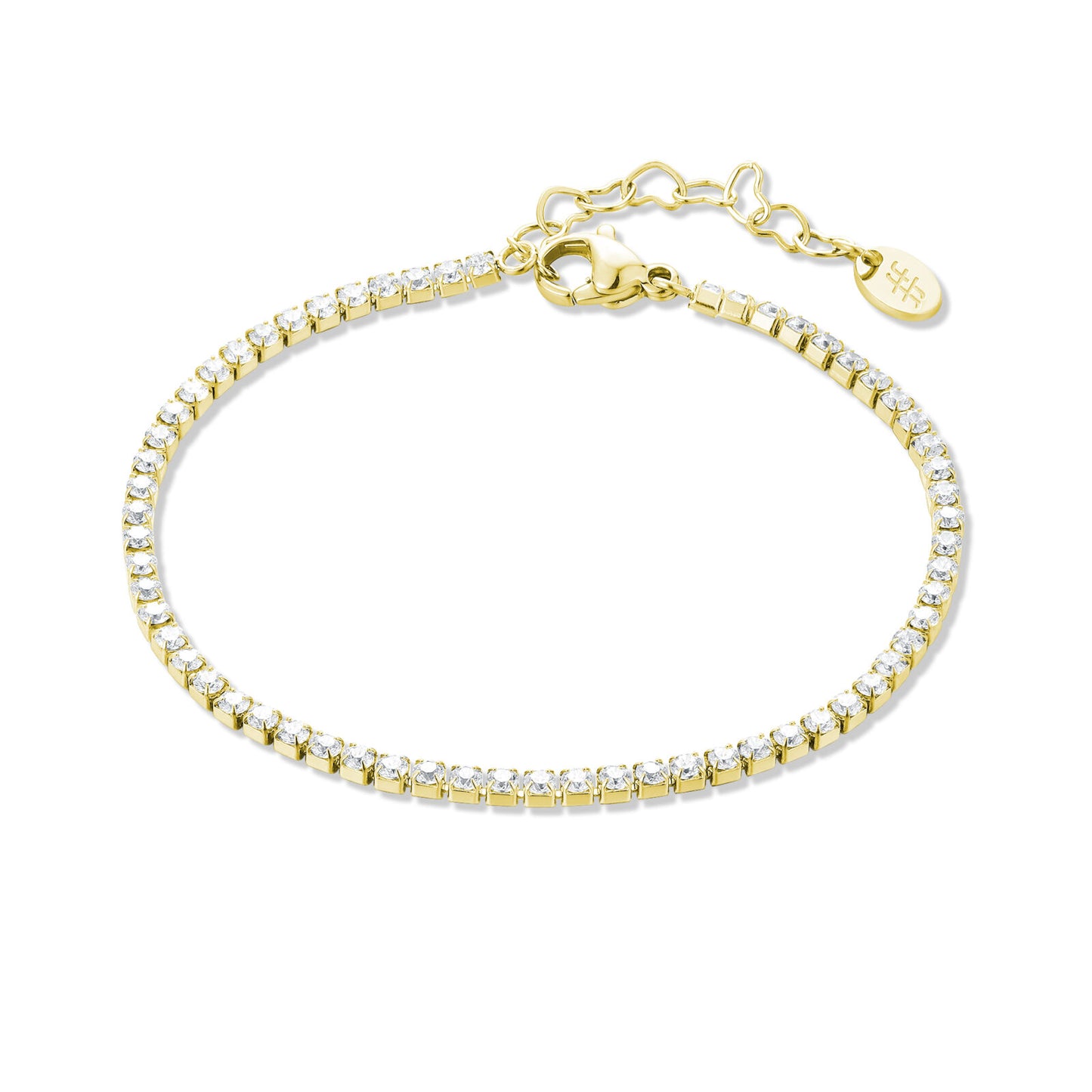 Bracciale Tennis Classico Gold