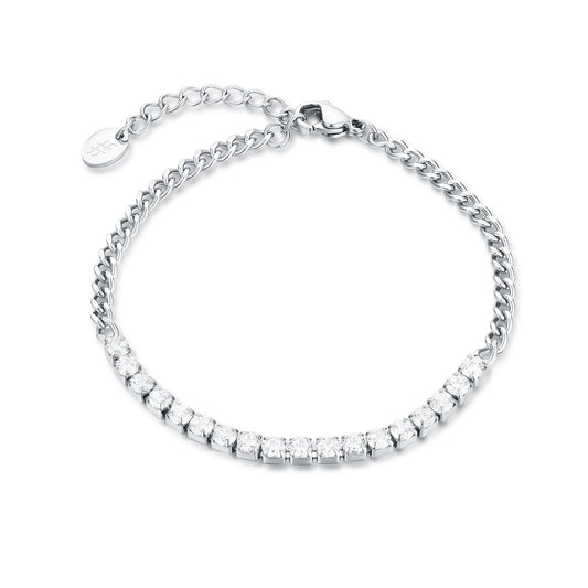 BRACCIALE TENNIS CON CATENA GRUMETTA