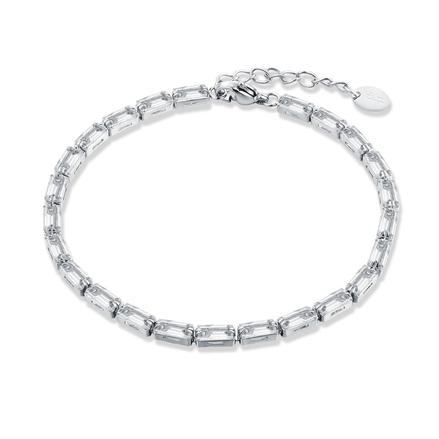 Bracciale Tennis Baguette Uomo
