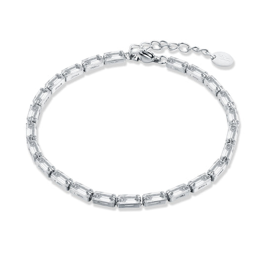 Bracciale Tennis Baguette Uomo