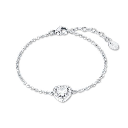 Bracciale Cuore Bianco