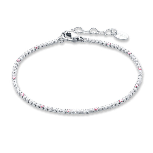 Bracciale Micro Tennis Punti Colore Donna