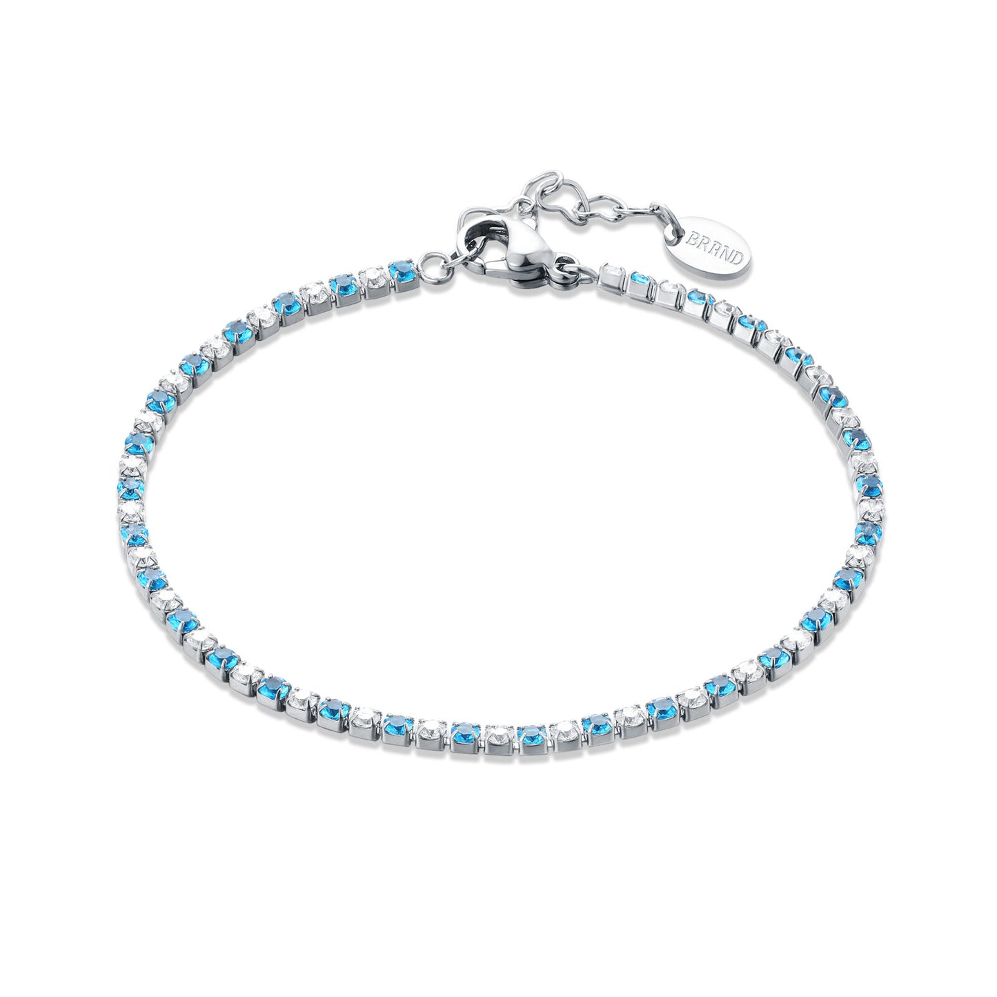Bracciale Tennis Classico Colore Alternato Donna