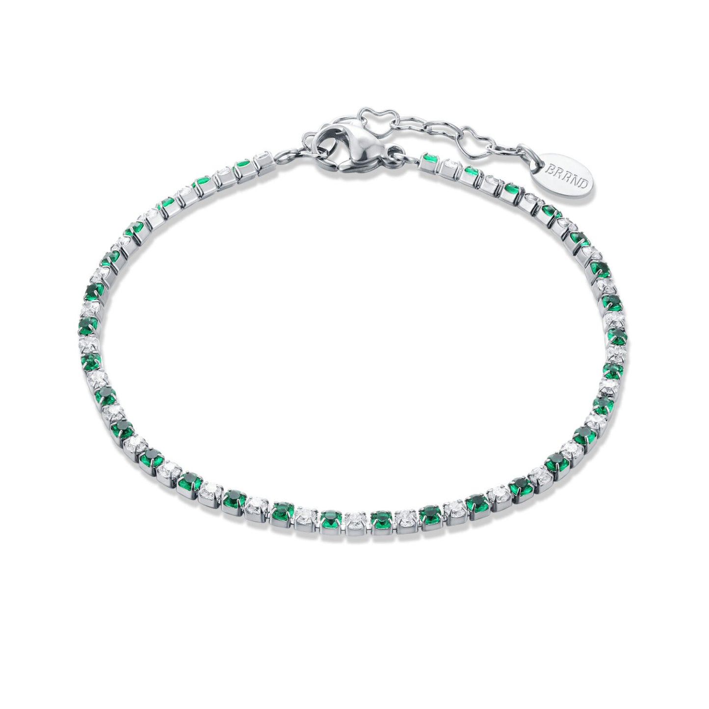 Bracciale Tennis Classico Colore Alternato Donna