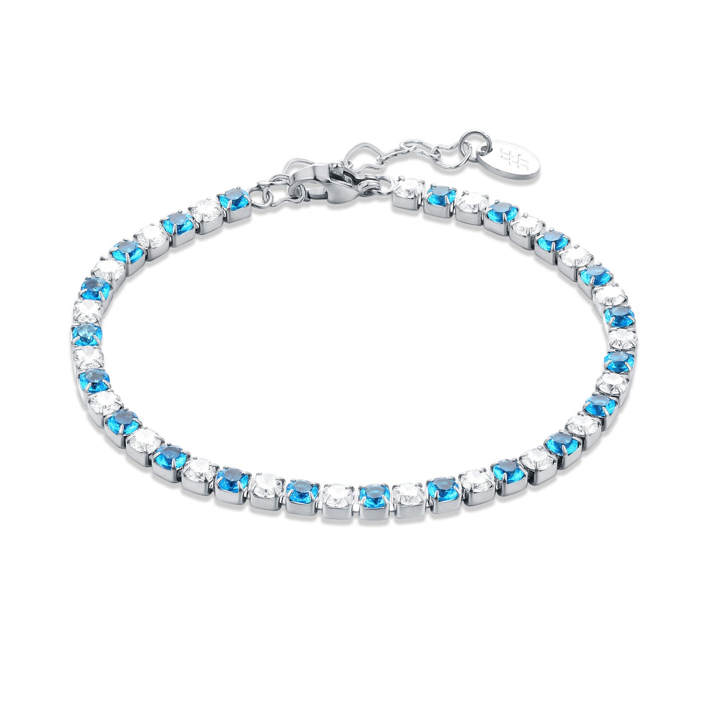 Bracciale Maxi Tennis Colore Alternato