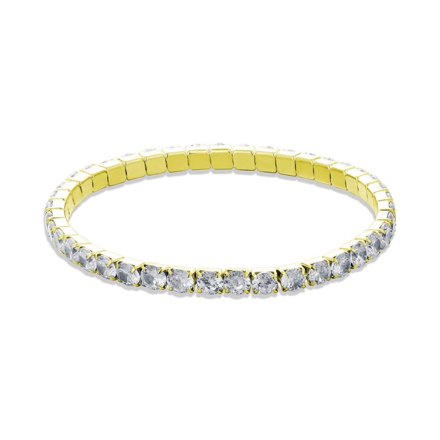Bracciale Maxi Tennis Elastico GOLD