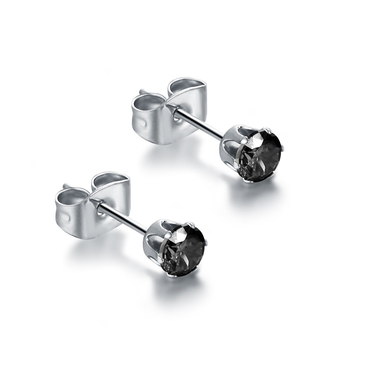 Orecchini Punto Luce – Nero – 3mm