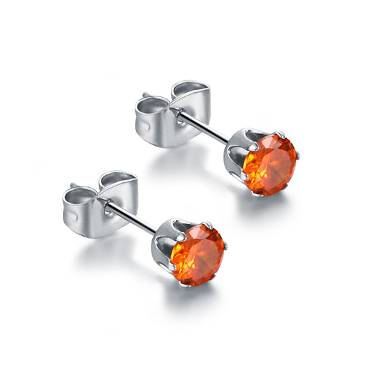 Orecchini Punto Luce – Arancione –