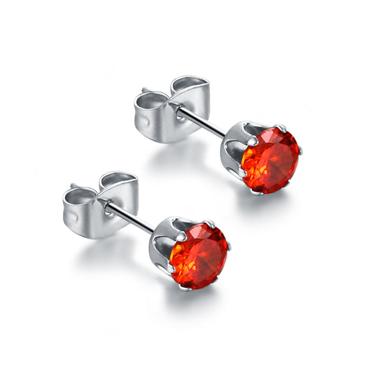Orecchini Punto Luce – Rosso –