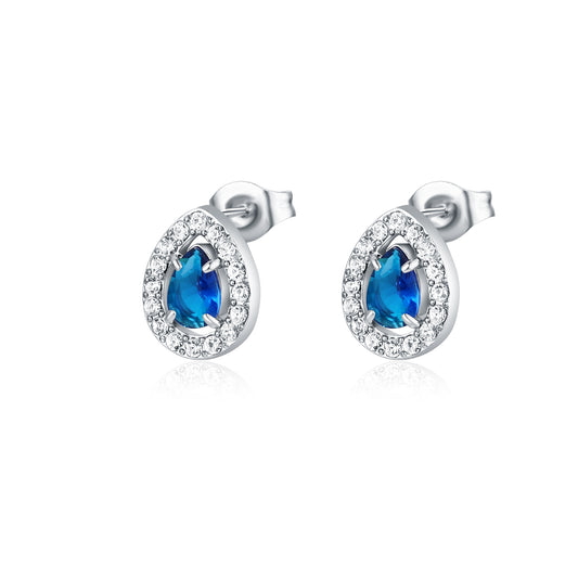 Orecchini Goccia Blu