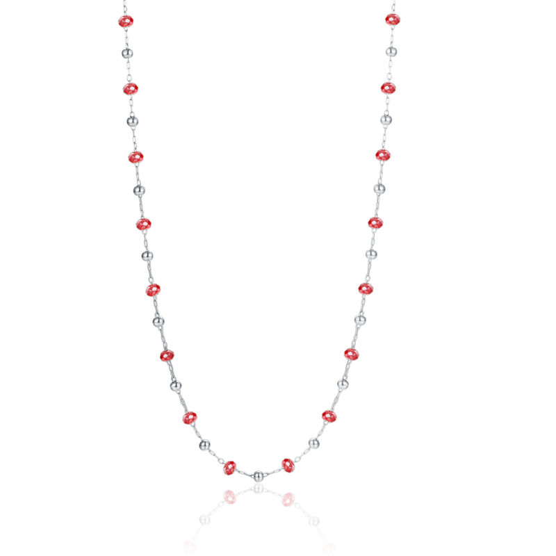 Collana Cristalli Rossi ed Ematite
