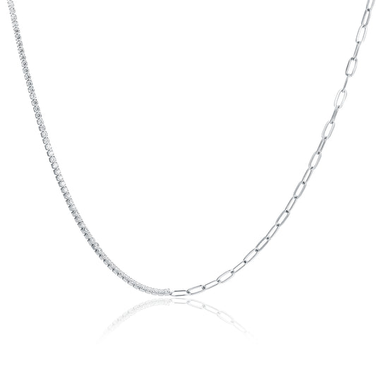 COLLANA TENNIS CON CATENA FREEDOM