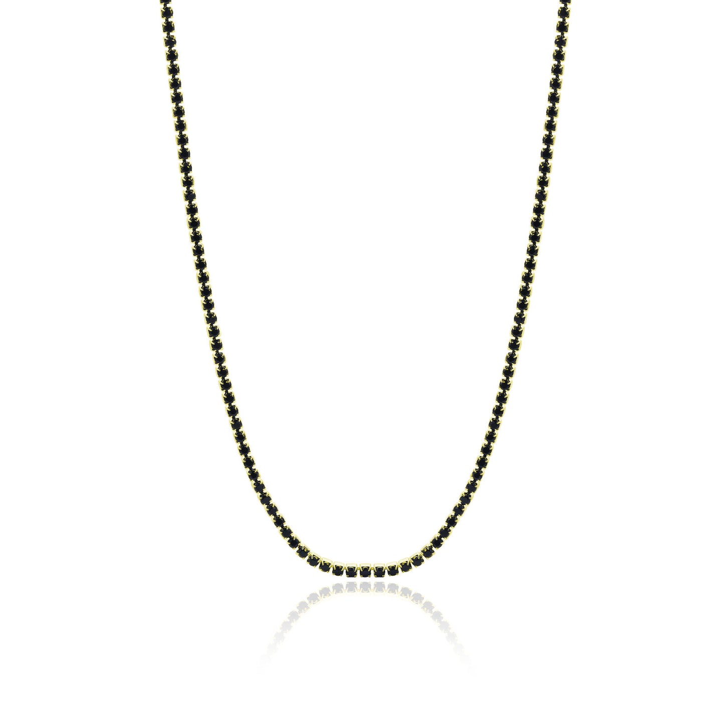 Collana Tennis Classico ACCIAIO & GOLD