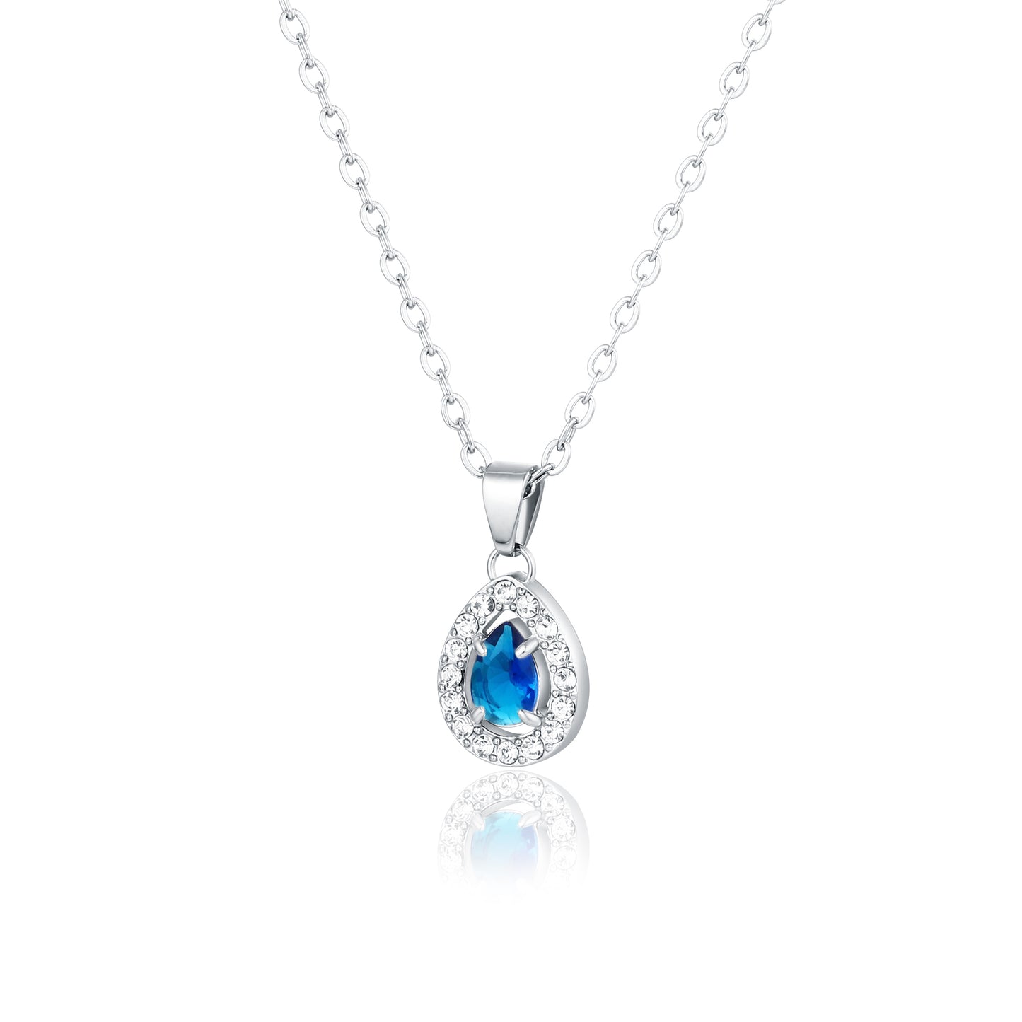 Collana Goccia Blu