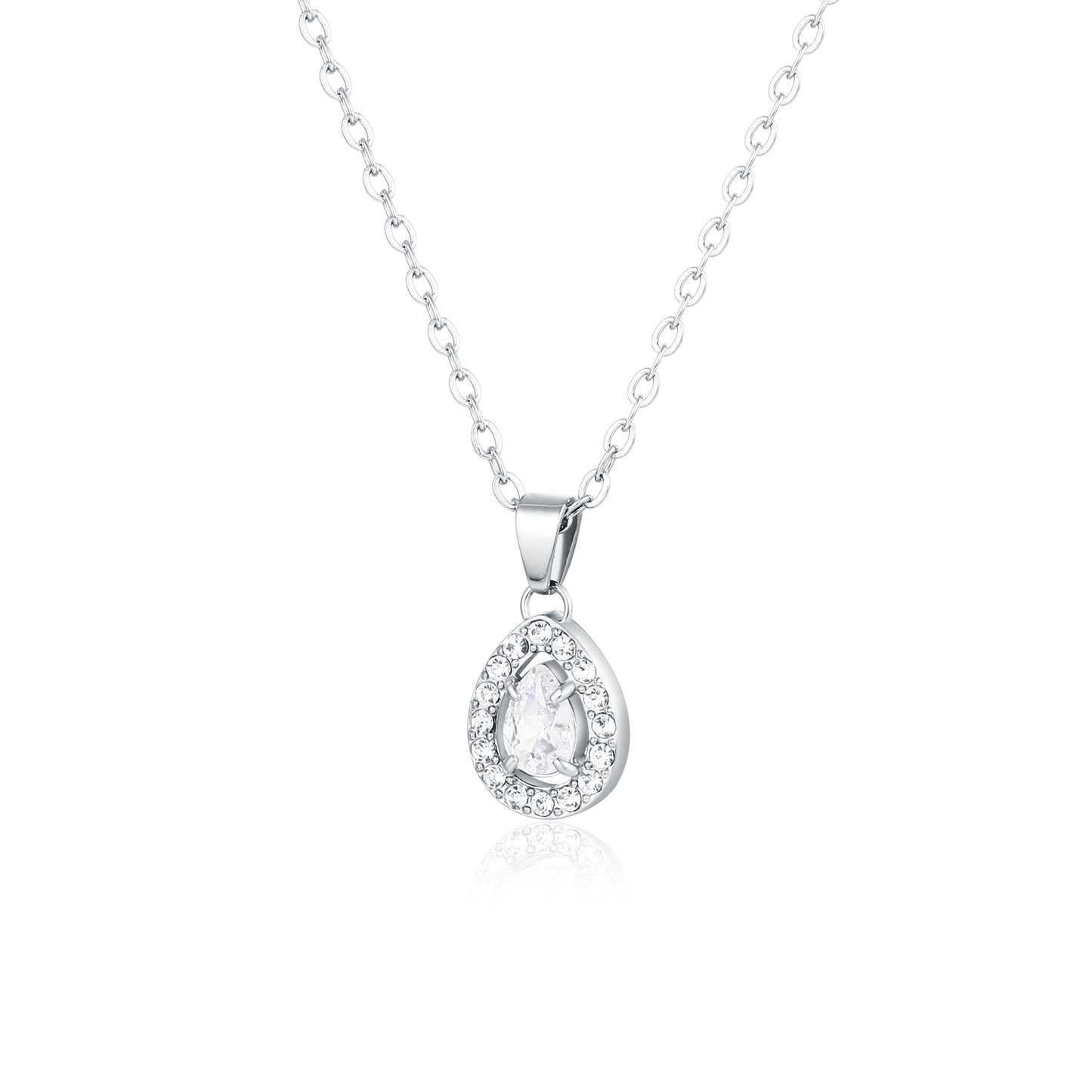 Collana Goccia Bianco