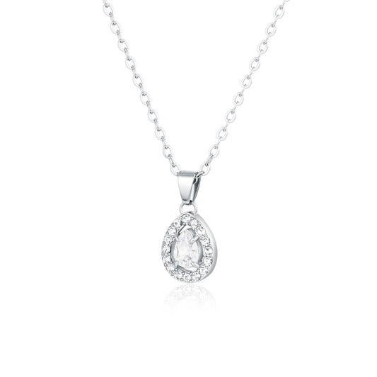 Collana Goccia Bianco