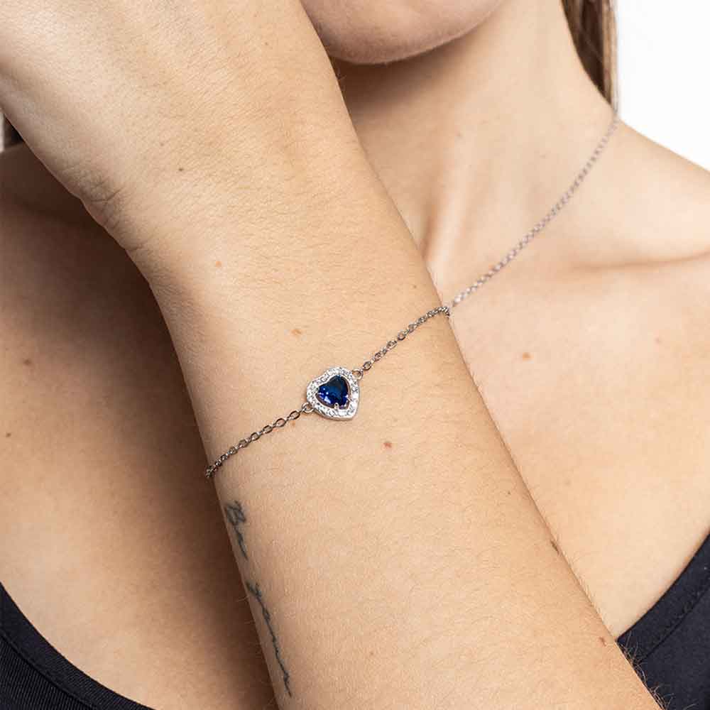Bracciale Cuore Blu