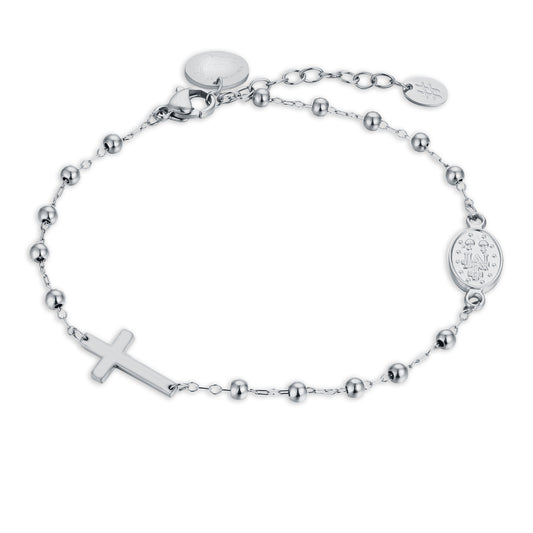 Bracciale Rosario Giubileo acciaio