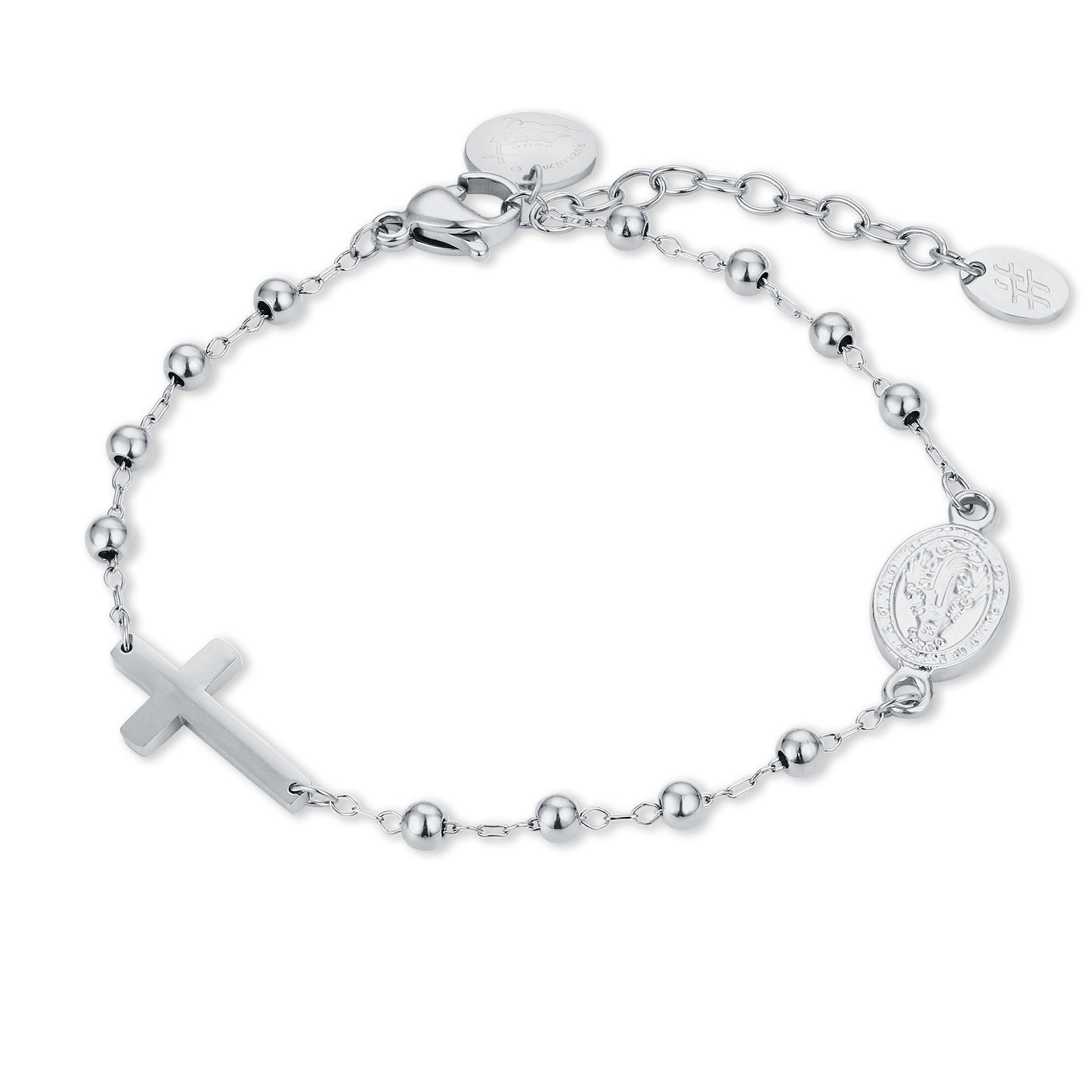 Bracciale Rosario Giubileo Acciaio