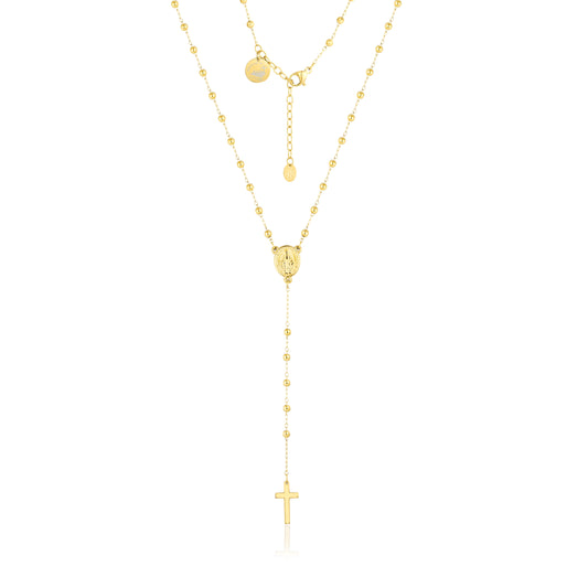 Collana Rosario pvd oro