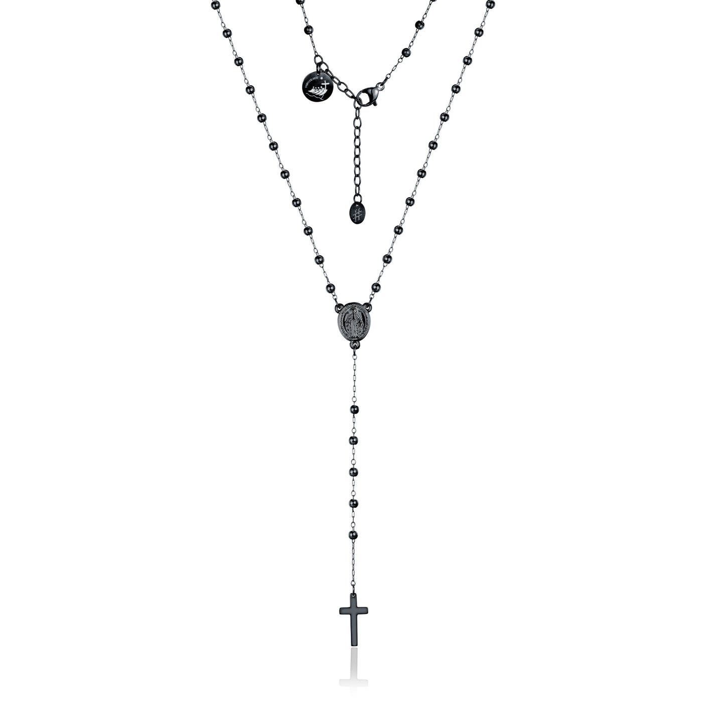 Collana Rosario pvd nero