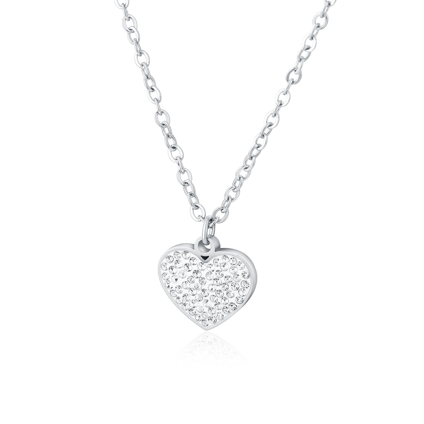 COLLANA CUORE CRISTALLI