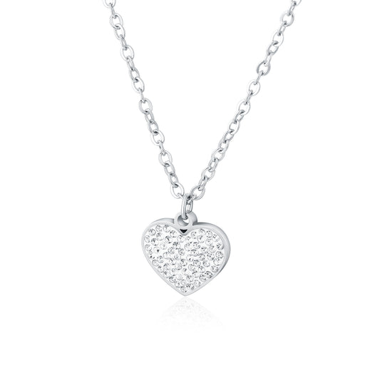 COLLANA CUORE CRISTALLI