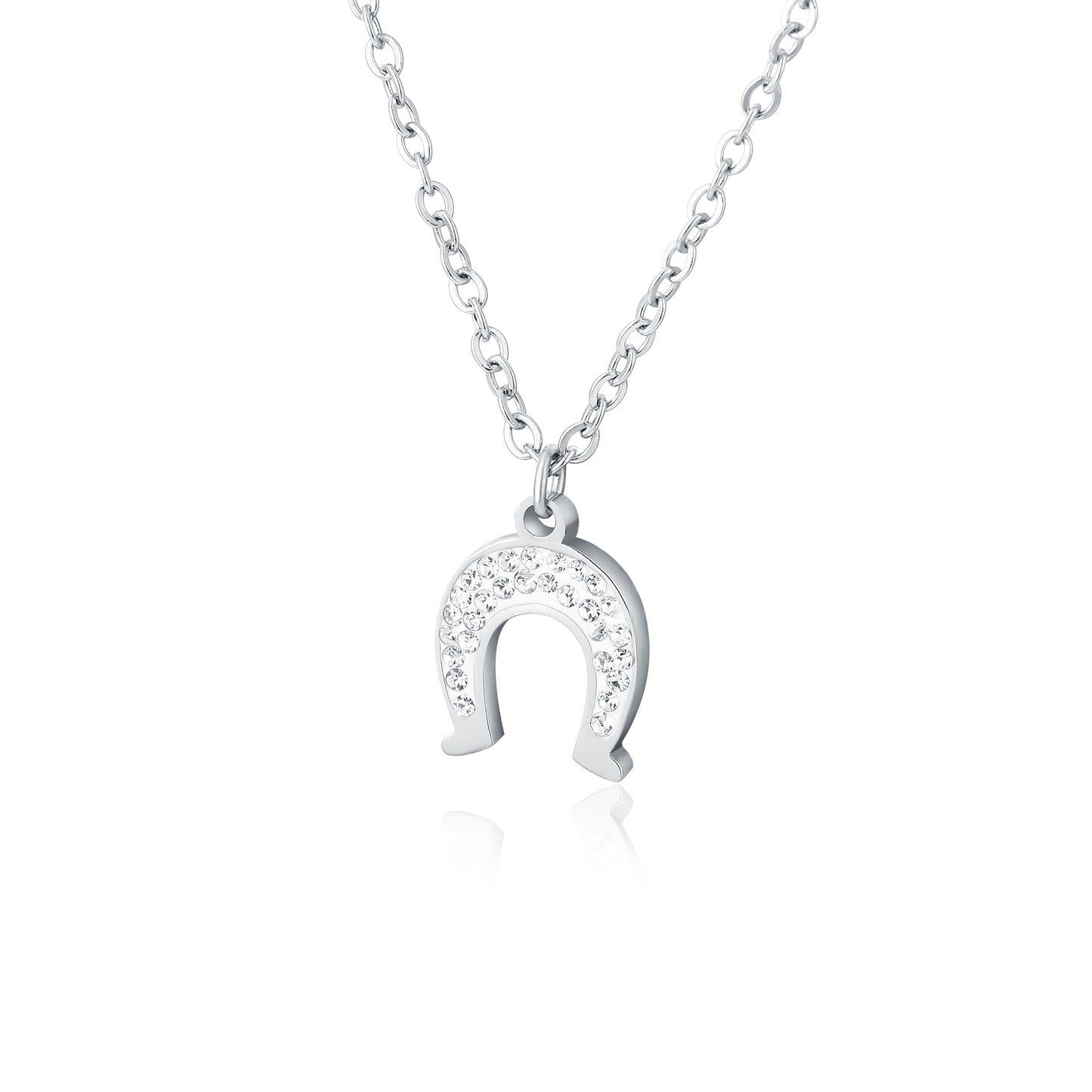 COLLANA FERRO DI CAVALLO CRISTALLI