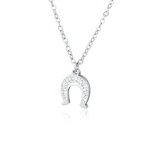 COLLANA FERRO DI CAVALLO CRISTALLI
