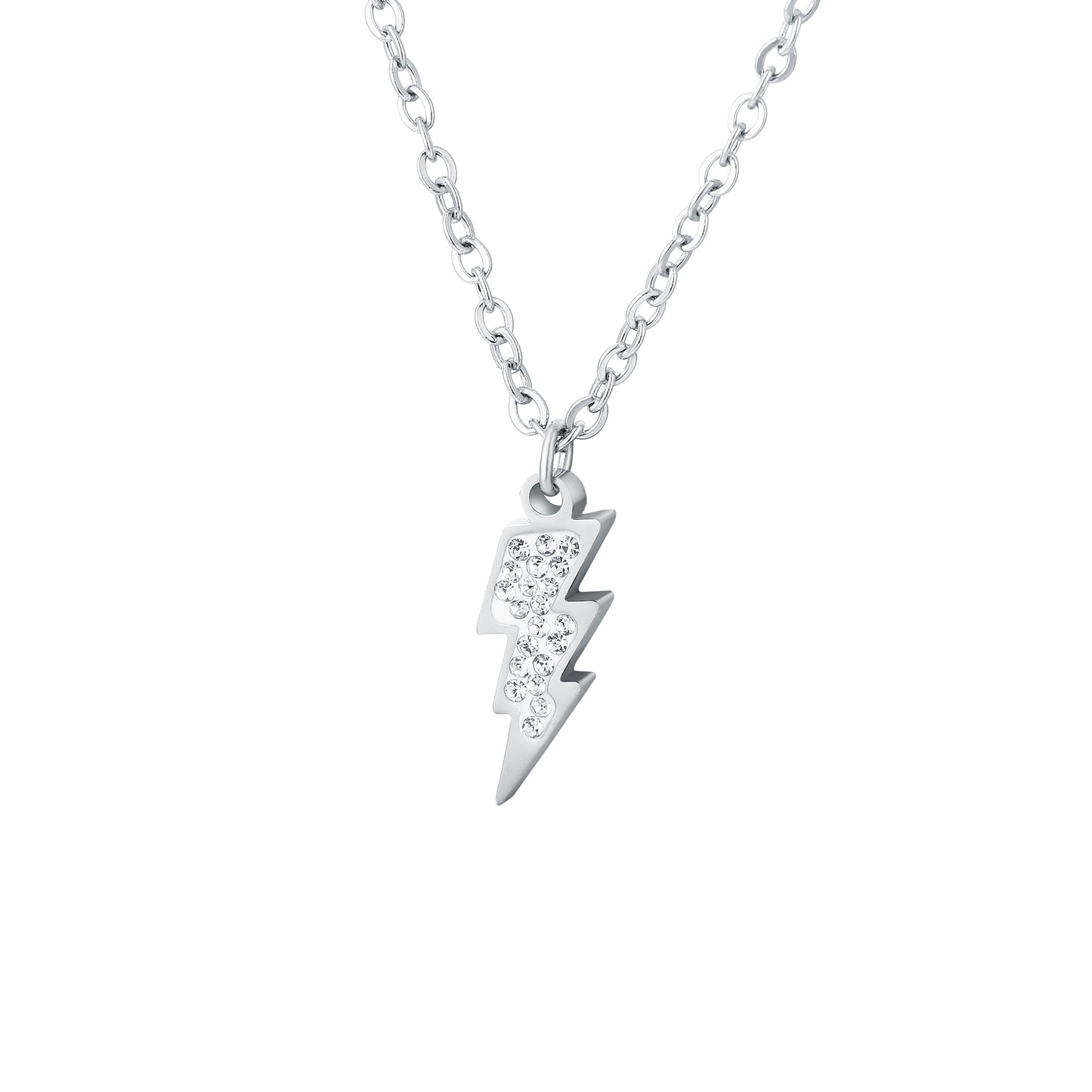 COLLANA FULMINE CRISTALLI
