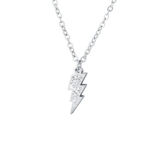 COLLANA FULMINE CRISTALLI