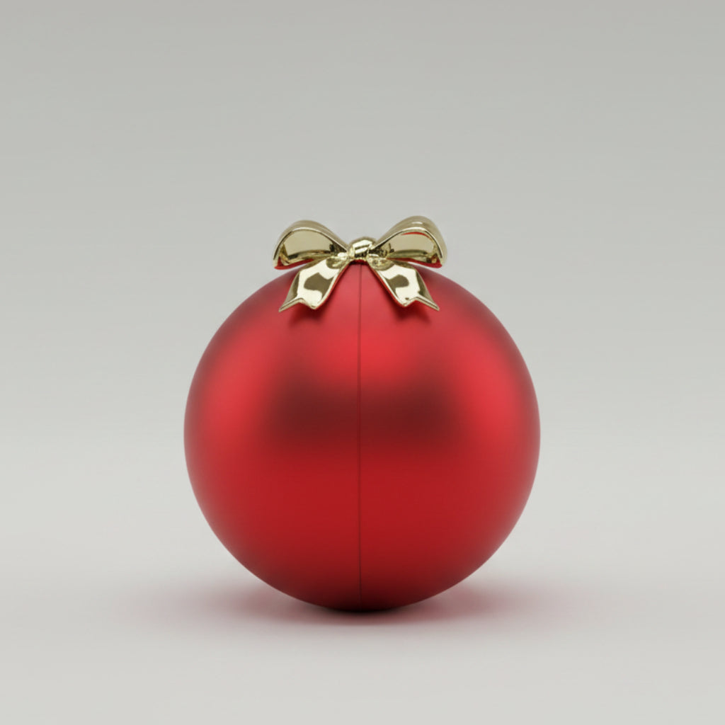 🌹Glow Ball – Portagioie Fiocco Elegance Rosso