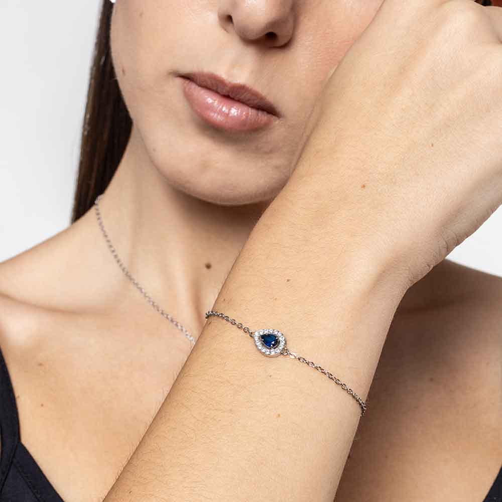 Bracciale Goccia Blu