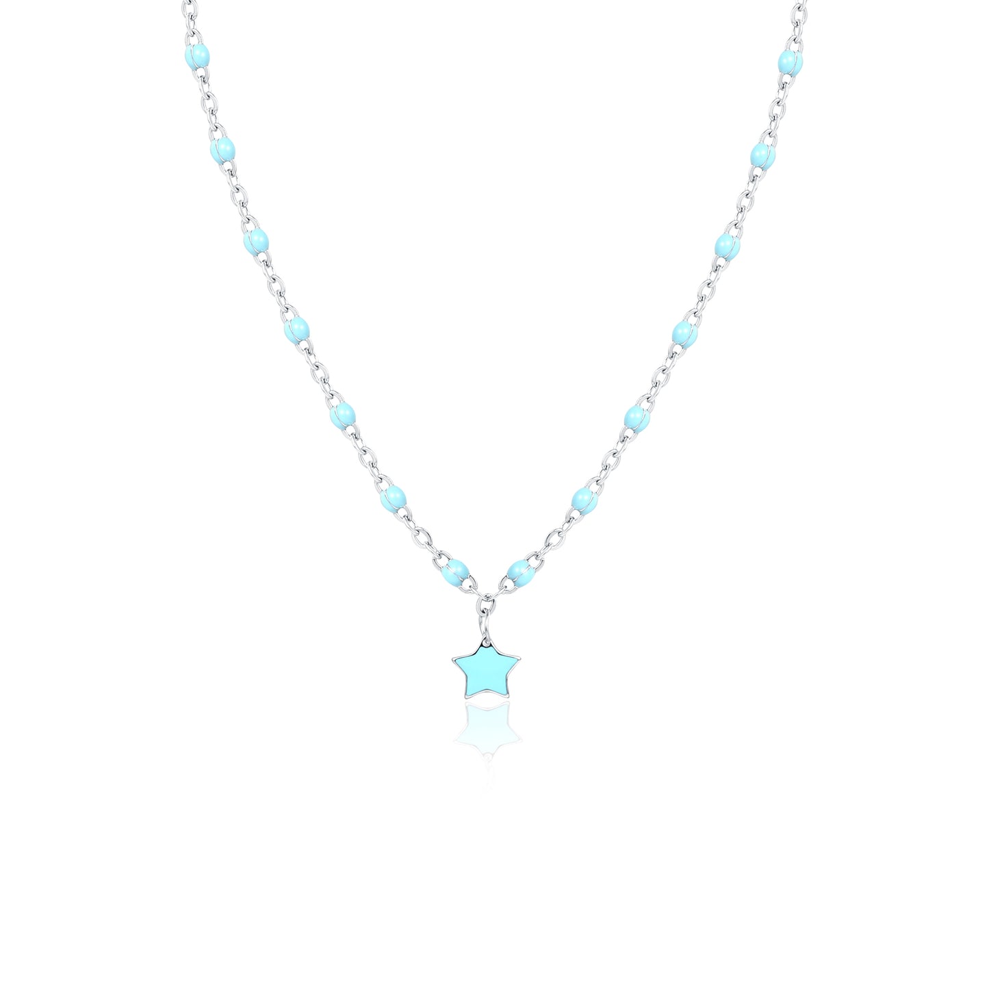 Collana Bimba Stella Turchese