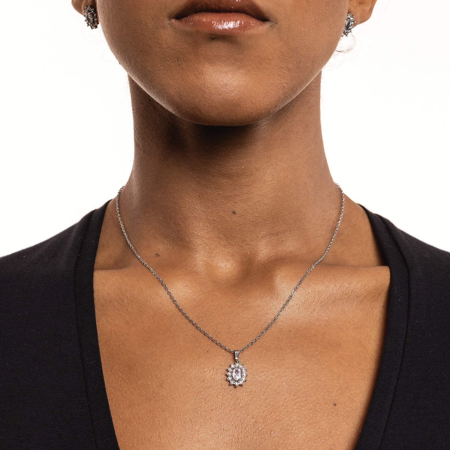 Collana Cristallo Kate Bianco