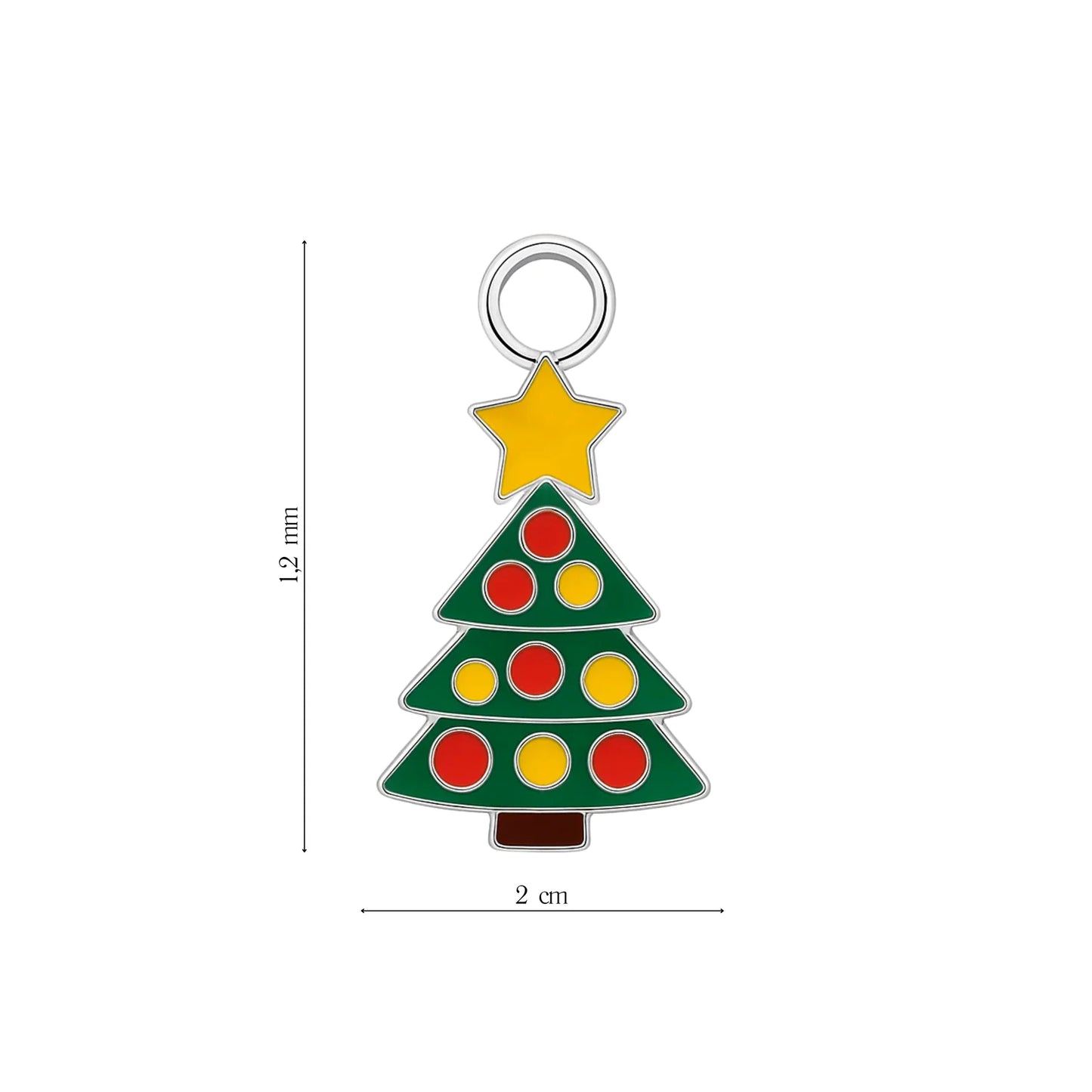 Mini Charm Albero di Natale