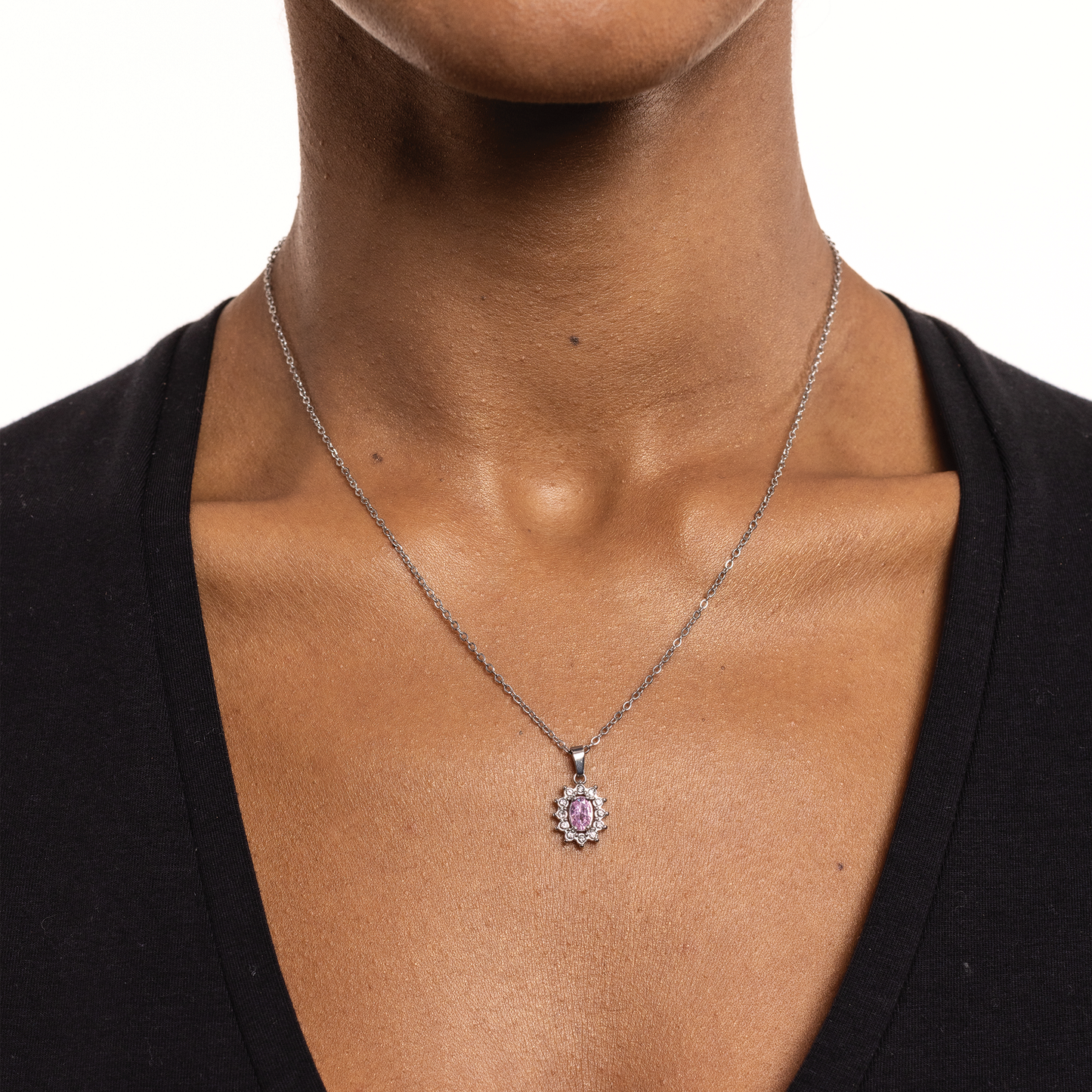 Collana Cristallo Kate Rosa