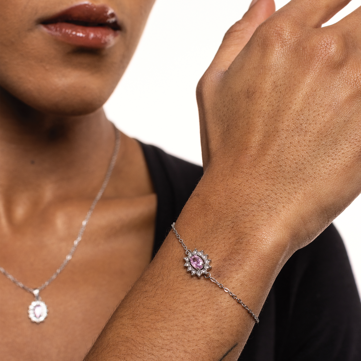 Bracciale Cristallo Kate Rosa