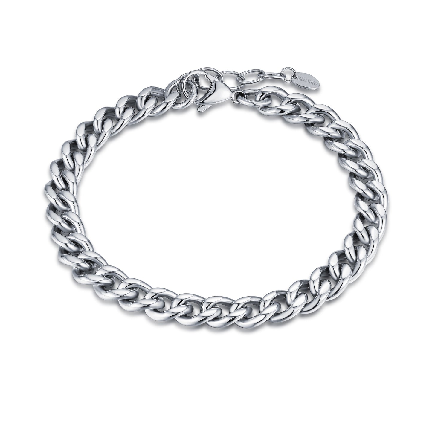 Bracciale Grumetta Piatta 6mm 20+3 cm