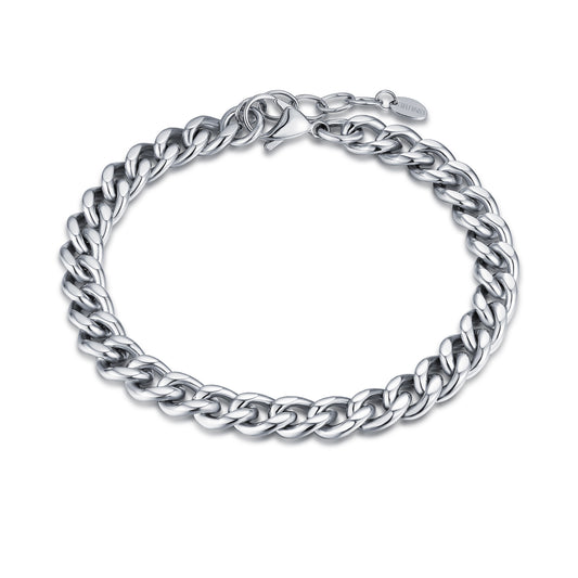 Bracciale Grumetta Piatta 6mm 20+3 cm