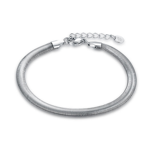 Bracciale Catena Snake Acciaio