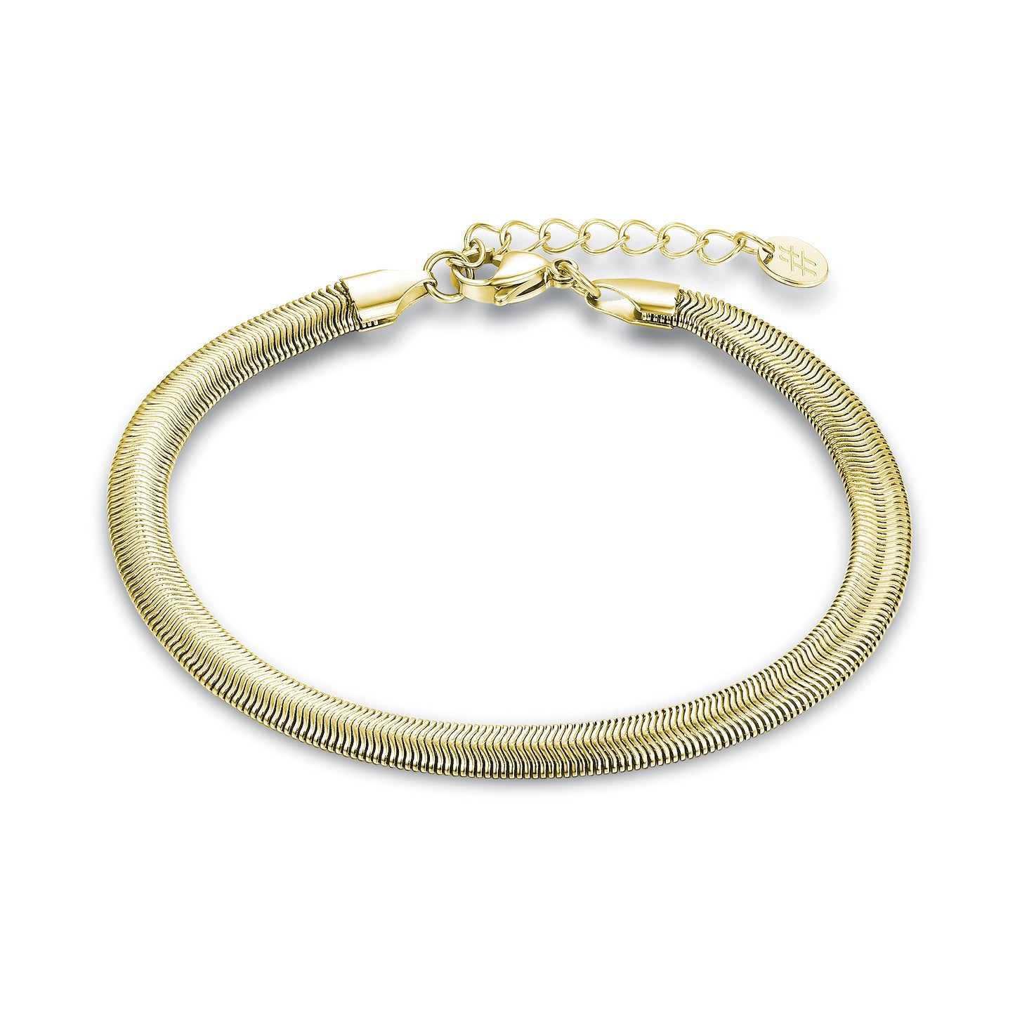Bracciale Catena Snake Acciaio pvd oro