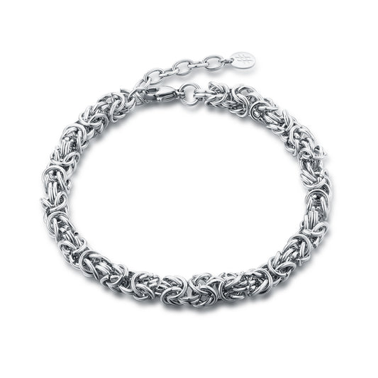 Bracciale catena celtica acciaio