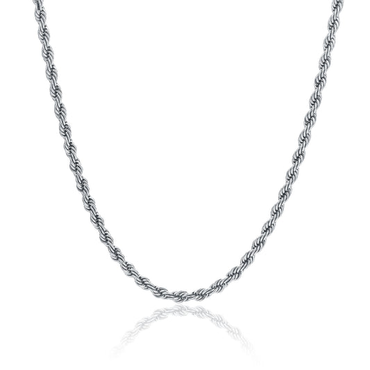 Collana catena corda PVD nero