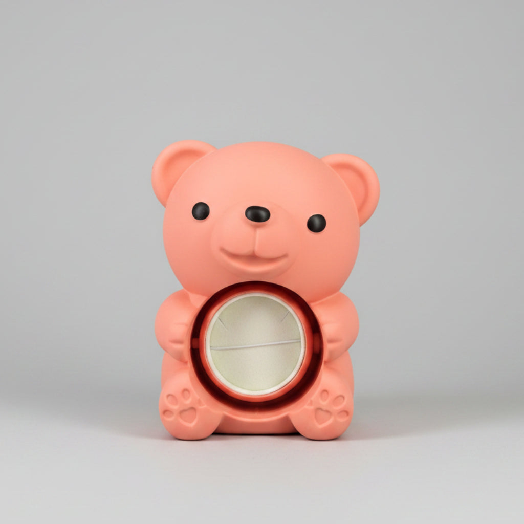 ✨ Magic Rose Bear – Scrigno d’Amore Girevole (Grande)