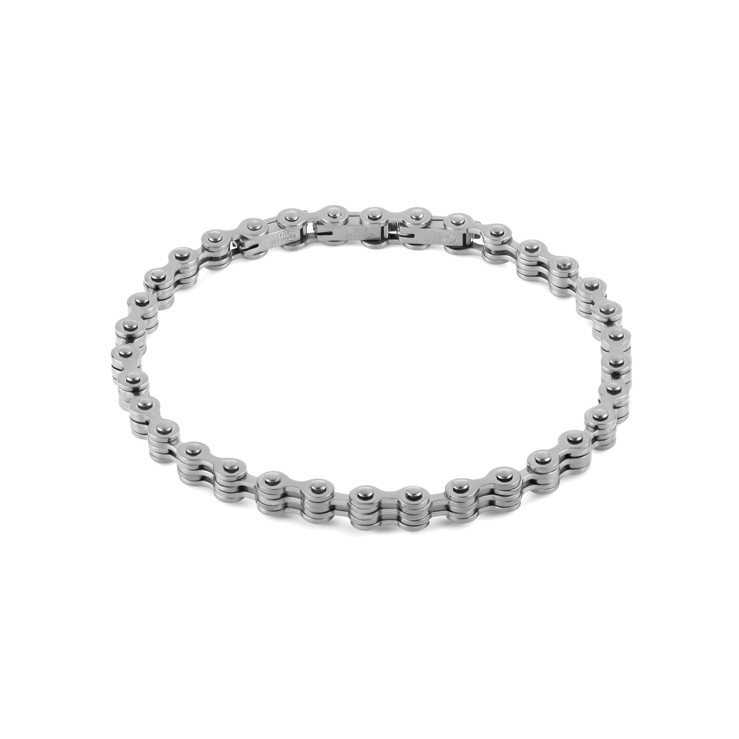 Bracciale Catena Cingolato Acciaio e Metal Gun