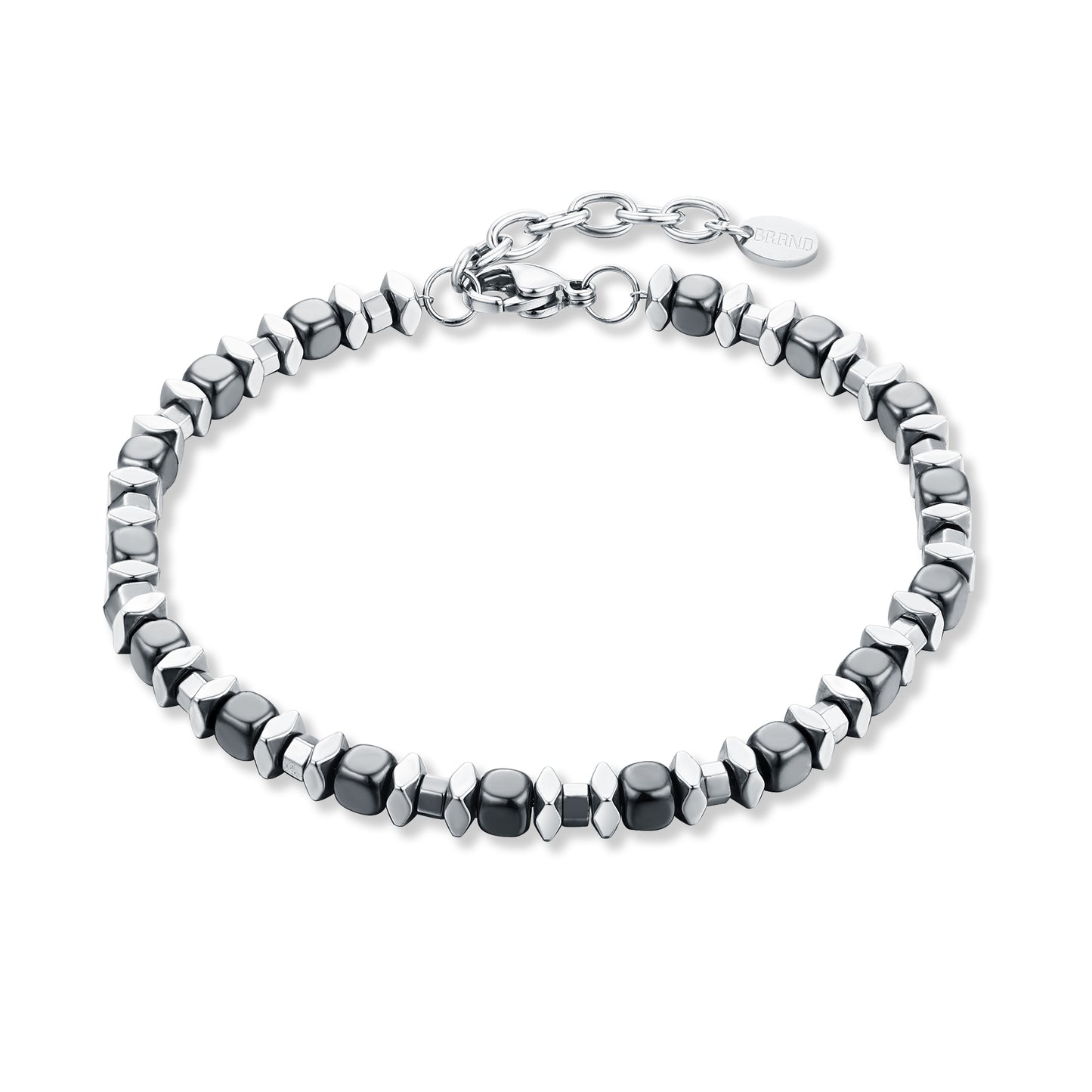 Bracciale Cubi Ematite Scura