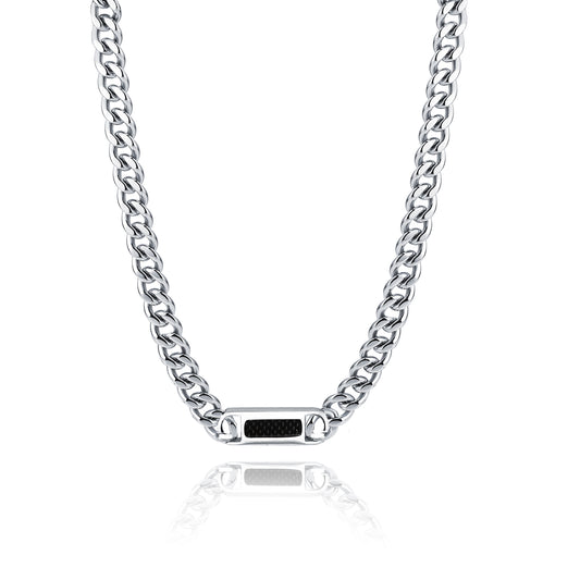 Collana grumetta con fibra di carbonio